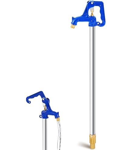 Aquor House Hydrant V1+ – Frostfreier Außenwasserhahn Aus Edelstahl, Mit Schnellanschluss, Schiefergrau