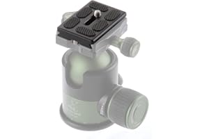 Fotga 20KG Load Metal Heavy Duty Camera Tripod Ball Head with Quick Release Plate, 1/4"Screw Mount for Camera, 3/8" Mount for Tripod