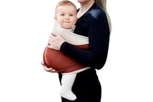 FENGQ Echarpe de Portage Bebe, Porte-bébé Nouveau-né, Porte-bébé Élastique, Porte-bébé Multifonctionnel pour Nouveau-nés et Tout-petits Jusqu'à 16 kg