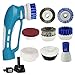 Produktbild Elektrische Reinigungsbürste, Handheld Spin Scrubber mit 8 Bürstenköpfe und 1 wiederaufladbare High-Power Batterie IPX7 Wasserdicht Reinigung für Boden Küche Bad Ecke