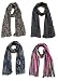 Letz Dezine Printed Poly Cotton Scarf and Stoles, Set of four mullticoloured stoles RS.379.00