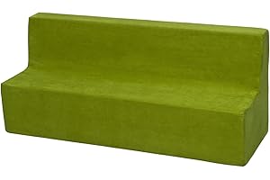 Velinda Soft Foam Sofa, Kids, Children, Comfy, Bed, Nursery, Kids Furnitures, Play Relax (colour: green)