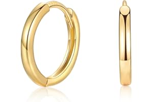 MASOP Ohrringe Silber,Creolen Silber 925 Stecker 8/10/12mm Damen Frauen Mädchen Herren