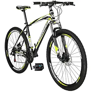 Eurobike X1 27.5 Inch Wheels Mountain Bike 21 Speed MTB Bicycle Suspension Fork