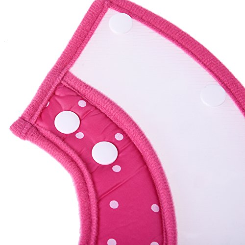 Colour-Dot-Adjustable-Elizabethan-Dog-Cat-Pet-Grooming-Wound-Healing-Cone-4-Sizes-Available-Color-Sent-by-Randomly