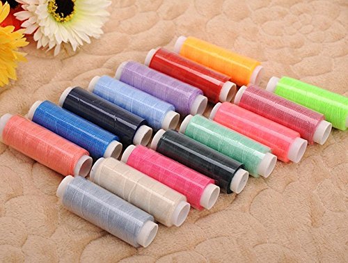 LIHAO 39x Nähgarn Polyester Multi Farben Set 200 Yard Sewing Thread Nähset - 6