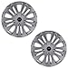 Autofy 15" 15 Spokes Snap-On Wheel Cap (Set of 2, Grey) RS.453.00