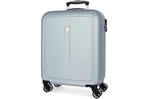 Roll Road Camboya Maletas de cabina Azul Claro 40x55x20 cms Rígida ABS Cierre de combinación lateral 37L 2,56 kgs 4 Ruedas dobles equipaje mano
