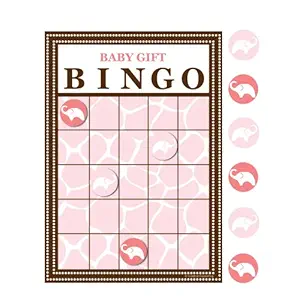 Pink Safari Gift Bingo