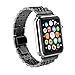 Produktbild Apple Watch Armband 42mm, GOSCIEN Replacement Edelstahl Uhrenarmband, Wrist Strap Band, Metallschließe Ersatzband Bügel, Watch Strap für Apple Watch Series 3/Series 2/Series 1 - Schwarz