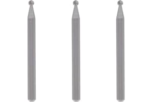 Dremel 107 Graviermesser - Zubehörsatz für Multifunktionswerkzeug mit 3 Graviermessern 1,6 mm zum Schnitzen, Fräsen, Holzfräsen, Gravieren in Holz, Laminate, Stein, Kunststoff, Metall