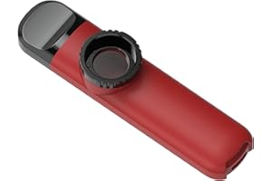 Koldot Easy to Learn Musical Instruments Colorful Kazoos with 4 Replacement Flutes Diaphragms Lanyard (Red)