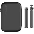 HOZO Laser Measuring Tool Protection Case for M-Cube - Including 10-30 inch Adjustable Laser Level Aluminum Tripod with Portable Handle and M-Protection Case for protection and organization