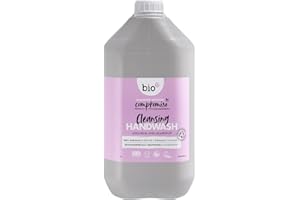 Bio-D Vegan and Eco-Friendly Bio-d Geranium Sanitising Hand Wash (1 x 5ltr) - 100% Recycled Packaging Cleaning Product