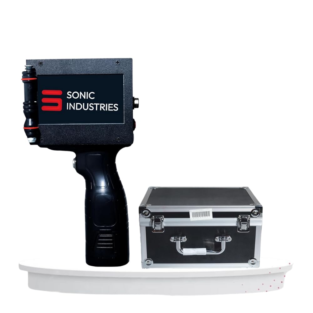SONIC INDUSTRIES Handheld Thermal Inkjet Printer Designed for All Type of Industries (Black, 25mm)