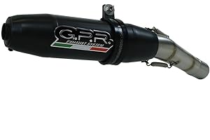 GPR EXHAUST SYSTEM Échappement gPR Yamaha YZF 1000 R1 2007 – 08 Paire terminaux homologués avec raccord deeptone Noir