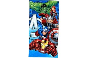 DRAP DE PLAGE Serviette de Plage ou Drap de Bain Avengers Marvel en Coton / sakifo