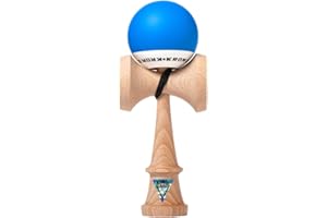 KROM Kendama Gioco - POP Blu Scuro - Equilibrio impeccabile - Abilità cognitive migliorate - Equilibrio, riflessi e creatività migliorati - Modello Kendama Pro fatto per principianti e professionisti.