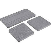 Set 3 Vassoi Assorbenti In Diatomite - Deumidificanti Per Bagno E Cucina - Bianco - Foto 6