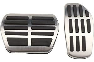 NORDYO SAVHE Auto Pedali Fit For Nissan Juke 2020 2021 Accessori AT MT Freno Gas Cluth Pedale Copertura di Protezione In Acciaio Inox(AT)