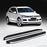 Hochwertiges Aluminium Trittbretter VW Touareg R-Line ab Baujahr 2002-2018 Model Hitit in Chrom