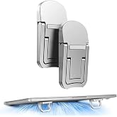G&uuml;ncel&Ccedil;arşı 1 &Ccedil;ift Yapışkanlı Katlanabilir Laptop Standı, Mini Notebook Y&uuml;kseltici, Taşınabilir Kaymaz Laptop Ayağı
