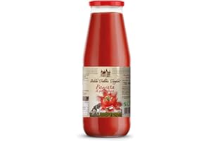 AMANTI TASTE AND PASSION Passata di Pomodoro | Templari | 12 Bottiglie di Sugo da 680 Gr | Gluten Free | Agricoltura Biologica | Certificato Eccellenze Alimentari | Pomodori Cilento Piana del Sele