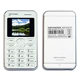 Kechaoda K55 1.44 inch QQVGA Display Slim Card Size GSM Single SIM Keypad Mobile (Silver) RS.1179 (66.00% Off) - Amazon