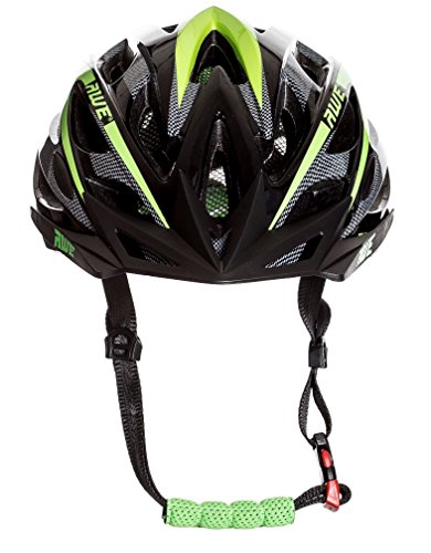 AWE® Aerolite™ Herren Fahrradhelm, schwarz/Green, Größe 58-61 cm - 8