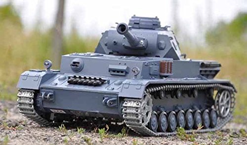 Panzer IV Tank 1:16 Scale Radio Remote Control RC Tank -- Metal tracks Metal Gears Metal Sprockets