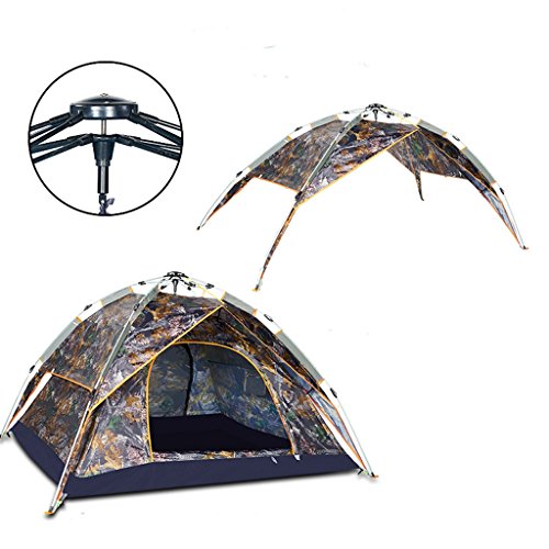 resorte automático de tienda al aire libre a prueba de lluvia de camping 3-4 personas tienda de campaña doble litera...