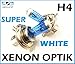 Produktbild 2x Stück H4 100W * 24V * Für LKW Glühlampe mit GAS - Xenon Halogen Lampen XENON OPTIK WEISS Long Life Birnen Super White