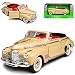 Produktbild Welly Chevrolet Special Deluxe 1941 Cabrio Creme Weiss 1/24 Modell Auto mit individiuellem Wunschkennzeichen