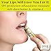 SPF Rx Bulk Sunscreen Lip Balm SPF 50 Unflavored with Broad Spectrum UVA + UVB Protection - Paraben-Free Moisturizer - Soothes and Relieves Dry, Chapped Lips - Made in the USA - 0.15 oz, 100 Pack