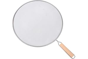 Maciun Spritzschutz Pfannen Edelstahl Spritzdeckel Küchen Bratpfanne Öl Proofing Deckel Pfannen Spritzschutz Spritzer Schirm Schutz|Bratpfanne Öl Proofing Deckel Spritzschutzsieb Fettschutz