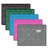 Schneidematten UESTA A4 (300 x 220 mm) Self Healing 5 Capas PVC Cutting Mat Alfombrillas De Corte Para Acolchar (Azul)