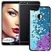 Produktbild mtb more energy® Schutz-Hülle Magic für Huawei P smart (5.65'') | blau - lila | Wende-Pailletten | flexibel | TPU Case Cover Tasche