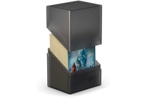 Ultimate Guard UGD010684 Boulder Deck Case 80+ standardowe pudełko na karty, ametyst, solidne, onyks