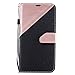 Price comparison product image Huawei Mate 10 Lite Case,+[Tempered Glass Screen Protector],Flymaff Magnetic Flip Book Style Cover Case ,High Quality Practical Cute Fashionable Colorful Cool Pattern Design Premium PU Leather Folding Wallet Case for Huawei mate10 Lite / Nova 2i / Honor 9i (Rose Gold)