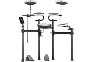 Roland TD-02KV V-Drums | Kit de batería electrónica con ejecución expresiva, características reductoras de ruido, caja con parche de malla, disposición acústica ancha