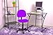 Coavas Fabric Ergonomically Executive Office Desk Chairs, Mesh High Back Children Chair(PURPLE)