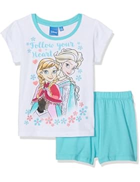 FABTASTICS Disney Die Eiskönigin Frozen Mädchen Schlafanzug im Set 2tlg.