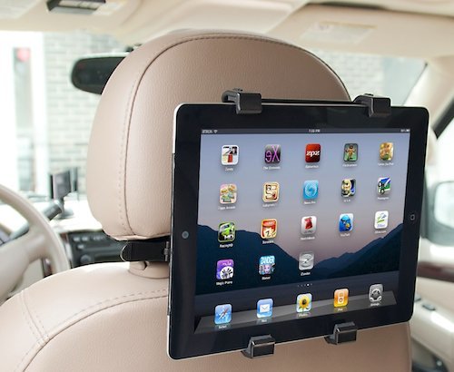 KFZ Auto Kopfstützen Halterung Multimedia Rücksitz holder für TrekStor SurfTab ventos 10.1 10.1'' Zoll Inch Android Tablet PC (kopfstütze, Tablethalterung, Kopfstützen Halter)