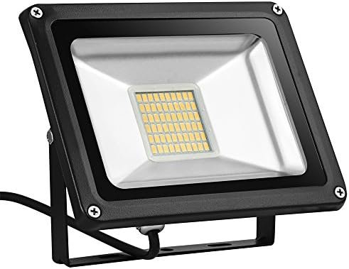 CSHITO 10W 20W 30W 50W 100W 150W 200W 300W LED Outdoor Floodlight, Waterproof IP65, Warm White(2800-3200K), Wall Washer Light, Landscape Security Lights, for Garden, Yard, Road, Square, Billboard, F (30W Warm White)