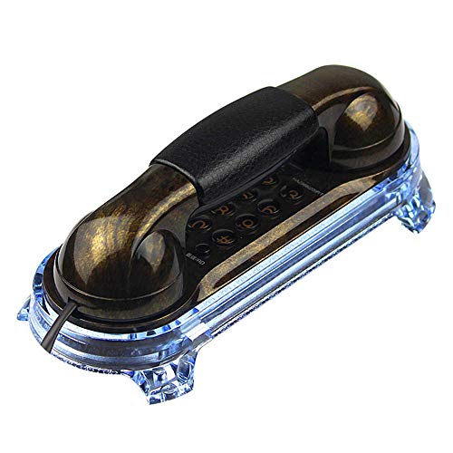 Preisvergleich Produktbild Telefon, Retro-Festnetz, Wandbehang, Transparente Taste, Blitzlicht, Klingeltonanpassung, Gutes Stereo