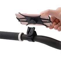Support Téléphone Vélo Universel Libershine - Porte Guidon Anti-Chute 360° - Compatible 4.5-7 Pouces