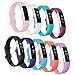 Produktbild Qianyou 3PCS Fitbit Alta Armband Silikon, Fitbit Alta hr Armband,Unisex Verstellbares Ersatzarmband Silikonarmband für Fitbit Alta HR/Fitbit Alta(6.7"-8.1"),9 Pack-9 Farben