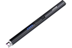 ‎LCFUN LcFun Lichtbogen Feuerzeug Elektrisch, Stabfeuerzeug USB Aufladbar Feuerzeug, Winddichtes Elektro Feuerzeuge, Plasma Feuerzeuge für Kerzen Anzünden, Feuerwerk