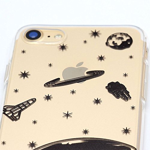 iPhone 6  iPhone 6S Elegante funda - gel de silicona irrompible con la impresi  n de lujo -NOVAGO -Espacio