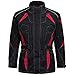 Produktbild Motorradjacke Cordura Textil Roller Quad Biker Touring Schwarz Rot Gr. M L XL XXL 3XL 4XL Neu Limitless (M)